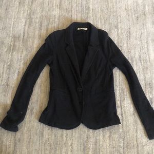 T Alexander Wang black sweatshirt blazer